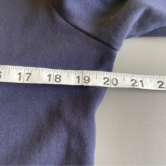 Lauren Ralph Lauren Blue & Orange V-Neck Tunic Top - Size Large - Picture 5 of 6